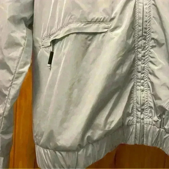 Rains Unisex Track Jacket Sky Blue Long Sleeve Zip Small NWT - Picture 4 of 10